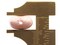4 16mm Light Pink Porcelain Heart Beads Valentine's Day Beads